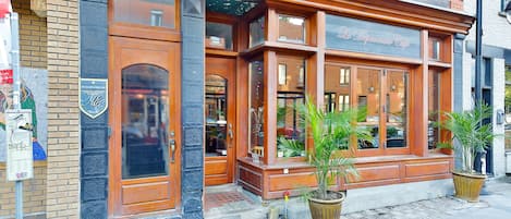 Voorkant van accommodatie