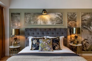 Comfort Apartment | 3 bedrooms, Egyptian cotton sheets, premium bedding - Views of Palace of the Parliament 3BR Safari Design (Bucharest)