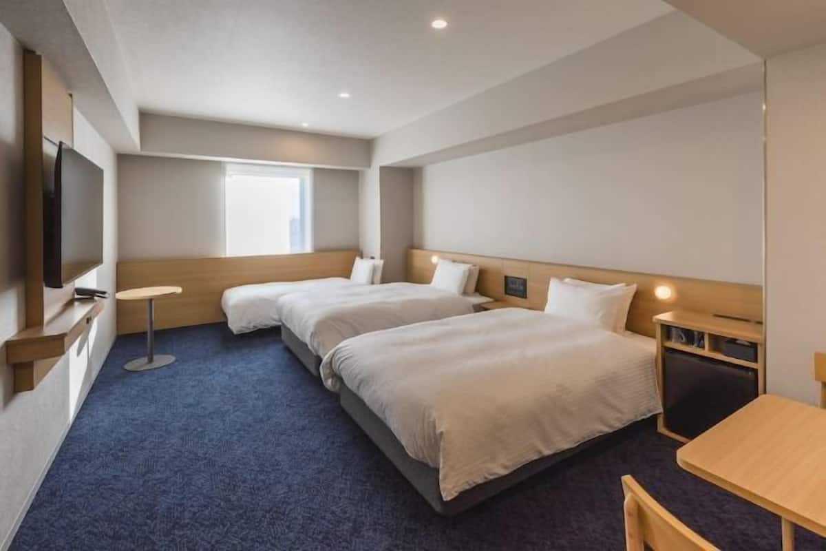 Down comforters, blackout drapes, free WiFi, bed sheets