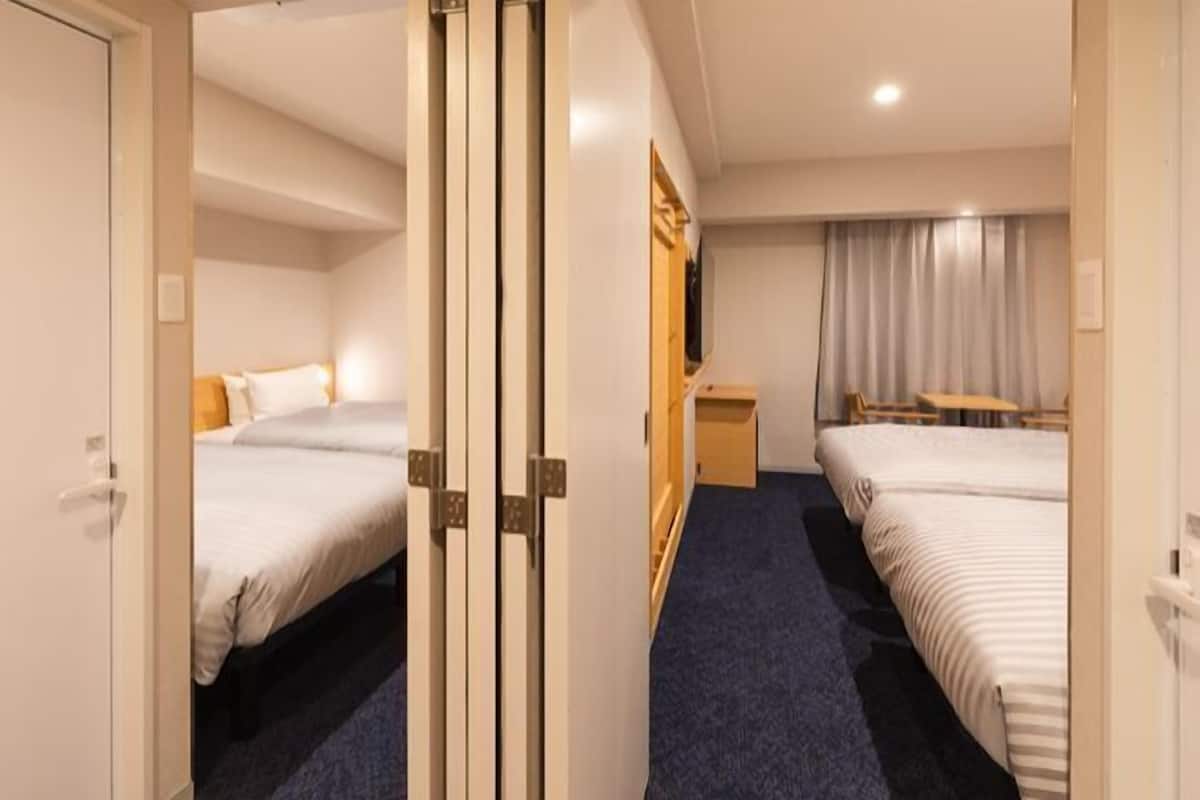 Down comforters, blackout drapes, free WiFi, bed sheets