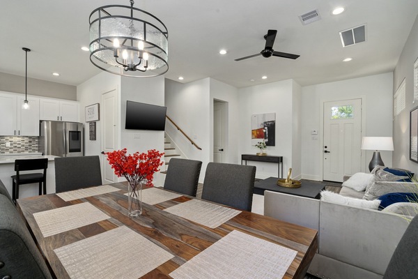 Modern contemporary 2 story home with wonderful style and amenities.