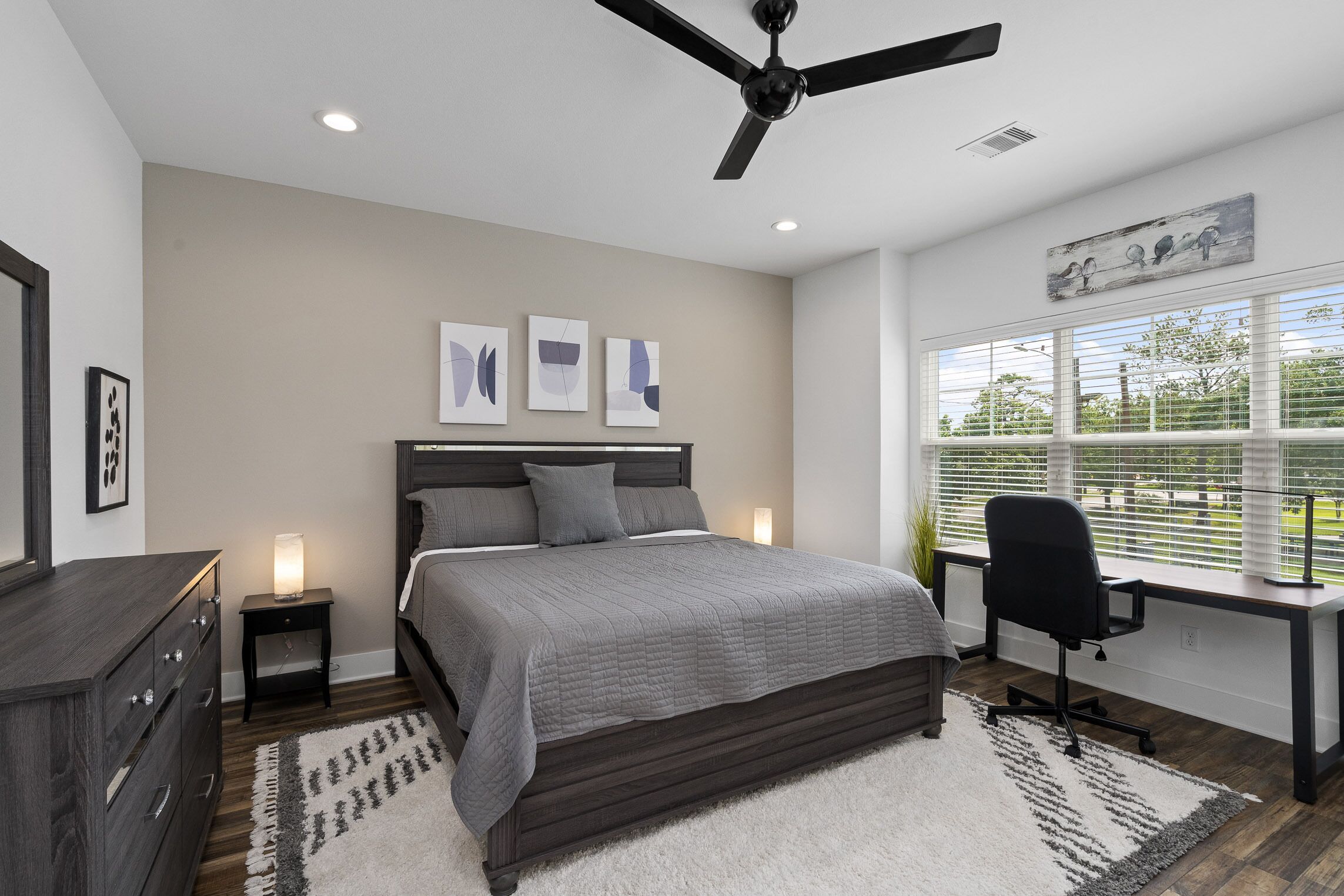 primary bedroom to facilitate long-term stays