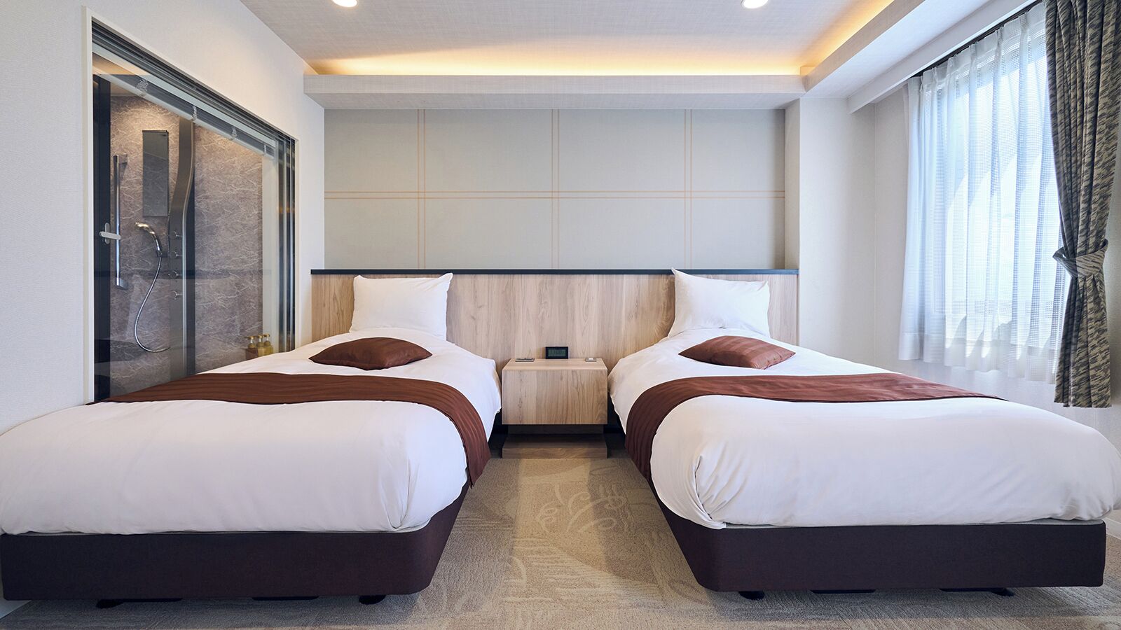 尊榮雙床房, 非吸煙房, 冰箱 | 熨斗/熨衣板、免費無線上網、床單