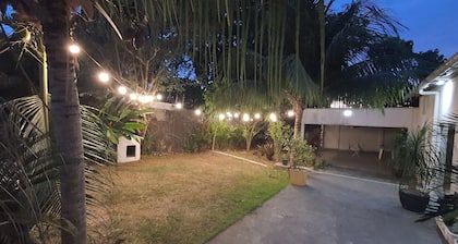 Cozy house with garden and parking lot