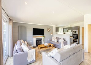 Living area - Lakeview Premier Pet Friendly (Woodhall Spa)