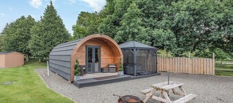 Here at Riverview our hot tub pods have been warming up.