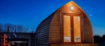 A quirky pod with one double and shower room.