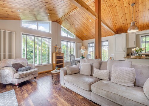 Spacious and luxurious lodge.