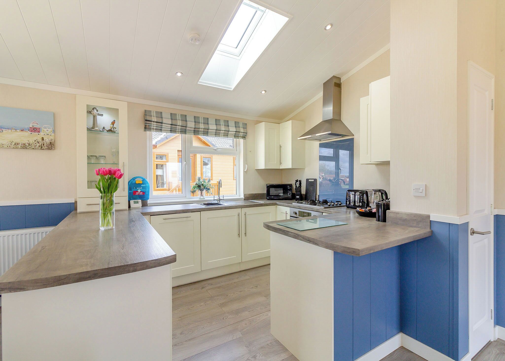 Fridge, oven, stovetop, toaster