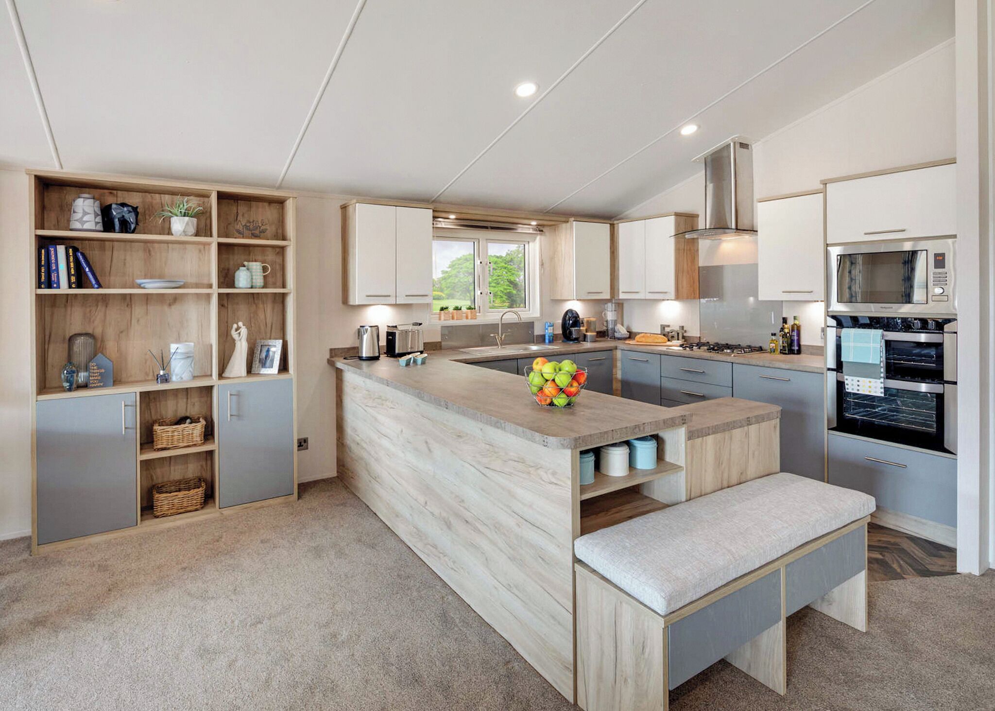 Fridge, oven, stovetop, toaster