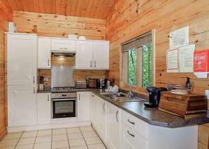 Fridge, oven, stovetop, toaster - 2 bedroom accommodation in Freehay, Cheadle (Freehay, Cheadle)