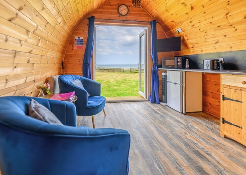 A quirky pod with one double and shower room.