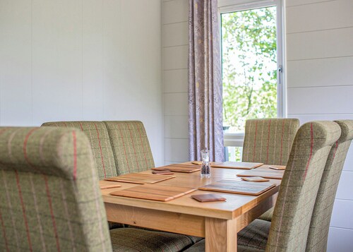 New in 2019 three bedroomed lodge.