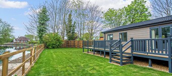 New in 2019 three bedroomed lodge.