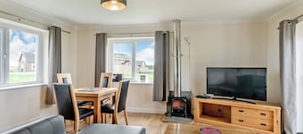 Luxury and contemporary retreat with a spacious open plan kitchen/lounge area.