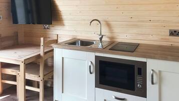 Fridge, toaster, high chair