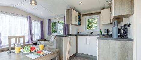 Fridge, oven, stovetop, toaster