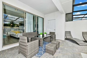 Terrace/patio - 2418 Luxury Townhouse near Disney/ FREE WATER PARK (Four Corners)