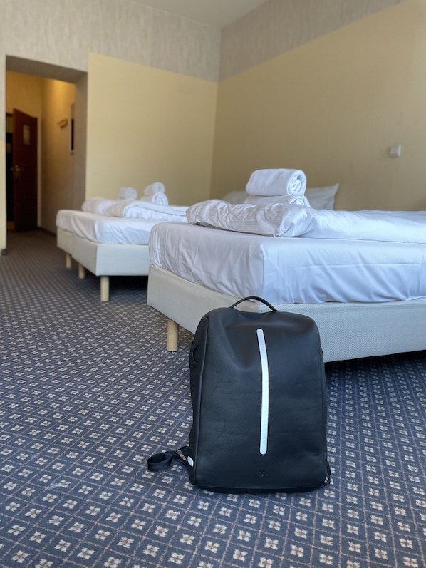 Basic Triple Room | Desk, free WiFi, bed sheets - Hotel Tabor rooms (Vienna)