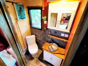 Romantic Bungalow | Bathroom - Coeur de Châtaigne (Mons)