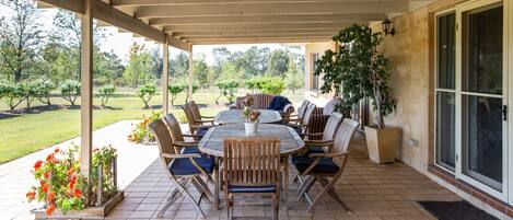 Outdoor dining
