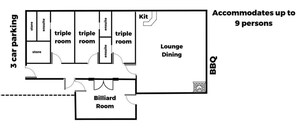 Floor plan - Bluebush Estate - The Chalet (Rothbury)