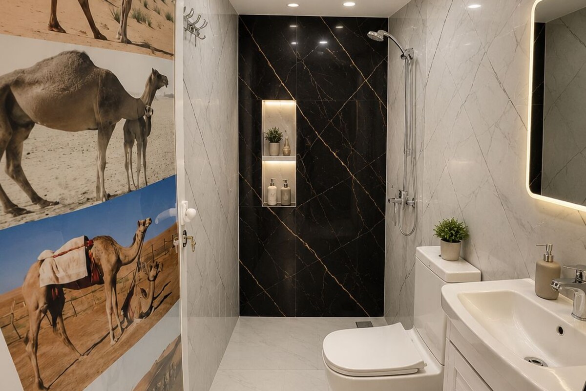 Panorama Dome | Bathroom | Eco-friendly toiletries, bathrobes, bidet, towels