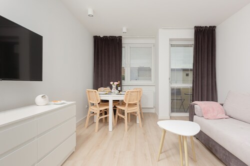 Spacious Apartment | 650 m to the Beach | Place to Work