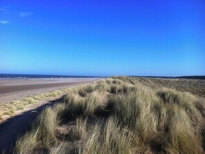 Beach nearby, sun-loungers