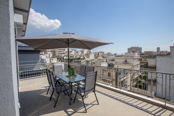 Apartamento panorâmico | Terraço/pátio
