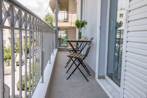 Blick vom Balkon