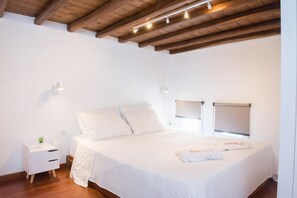 2 bedrooms, iron/ironing board, free WiFi - Glamorous 2BR Villa in Ornos w Sea View (Mykonos)