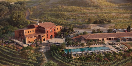 Aerial view. Gran Hotel Mas d' en Bruno