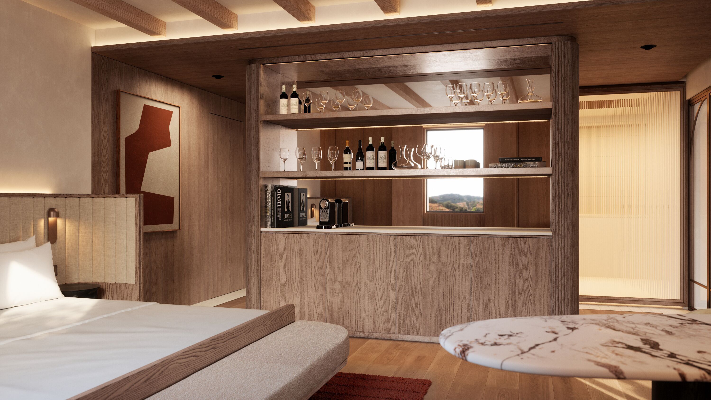 1 kamar tidur, seprai katun Mesir, dan seprai premium