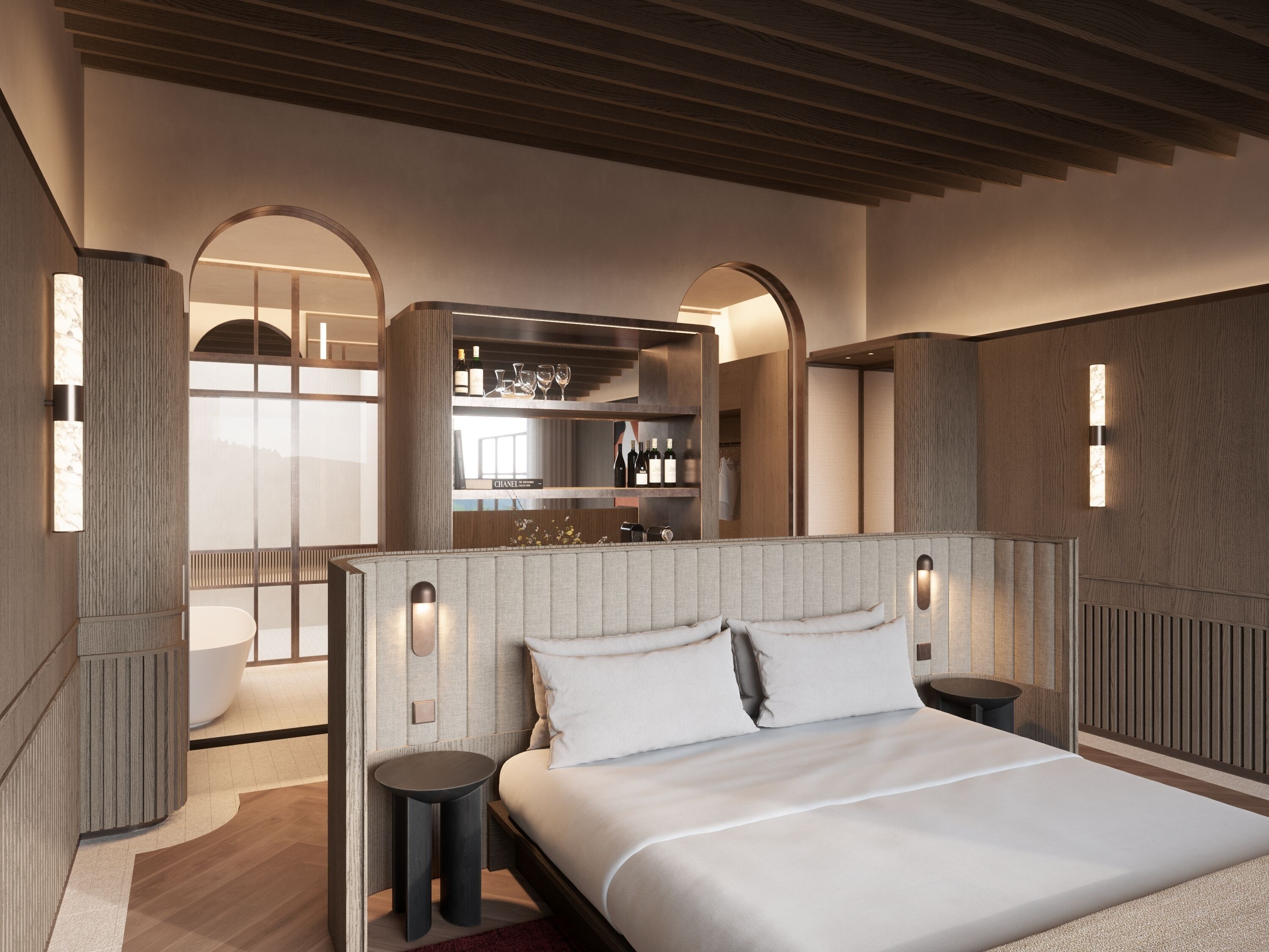 1 kamar tidur, seprai katun Mesir, dan seprai premium