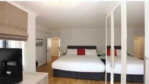 2 bedrooms, in-room safe, iron/ironing board, WiFi