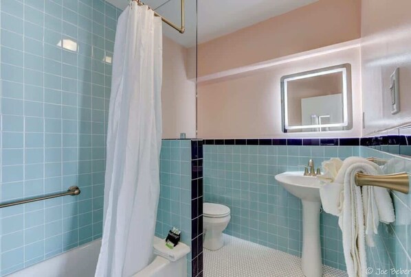 Shower, hair dryer