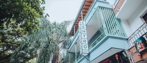 Voorkant van accommodatie