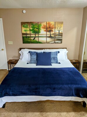 2 bedrooms, desk, iron/ironing board, free WiFi