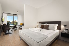 Studio, 1 Double Bed with Sofa bed, Balcony, Poolside | In-room safe, desk, laptop workspace, free WiFi - Residence Del Mar Emotion (Liznjan)