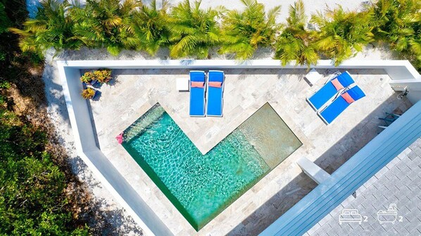 Una piscina riscaldata