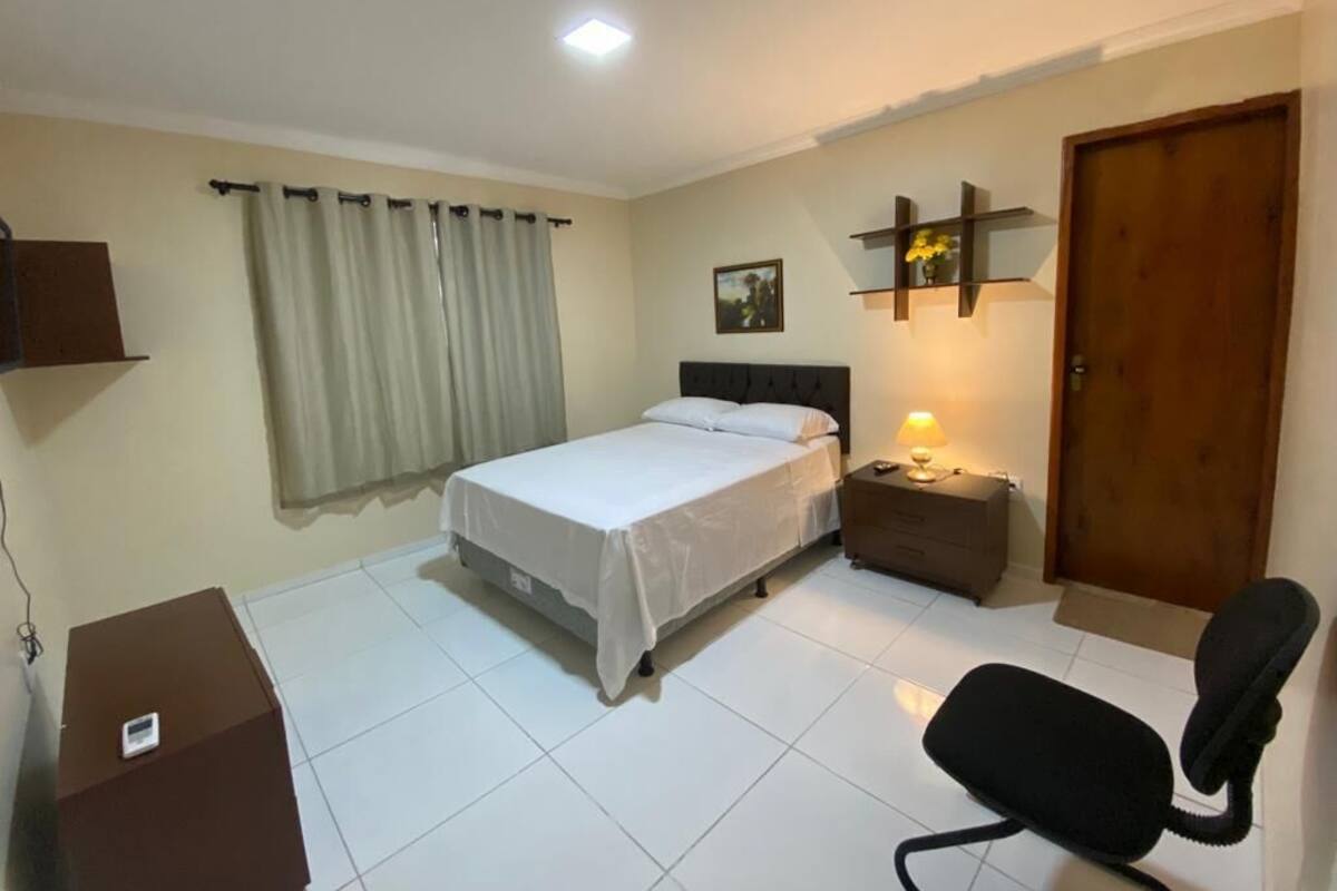 Blackout curtains, free WiFi, bed sheets