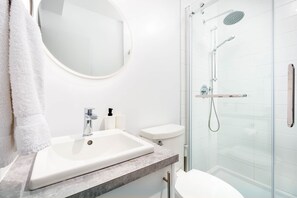 Hair dryer, towels