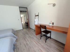 Classic Double or Twin Room | Desk, laptop workspace, blackout drapes, free WiFi