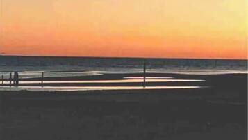 Vlak bij het strand