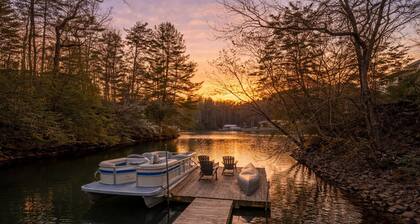 Private 4-Acre Lake Retreat with Dock & Canoe