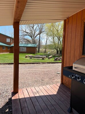 Terrace/patio - Cottage #1 at Three Mile (Big Horn County)
