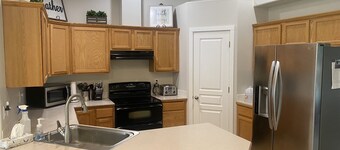 Centrally located, beautiful home, quiet, with NEW hot tub.