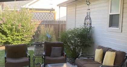 Centrally located, beautiful home, quiet, with NEW hot tub.