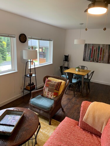 Located-Icicle Road, close to hiking/town. Quiet location and great views.